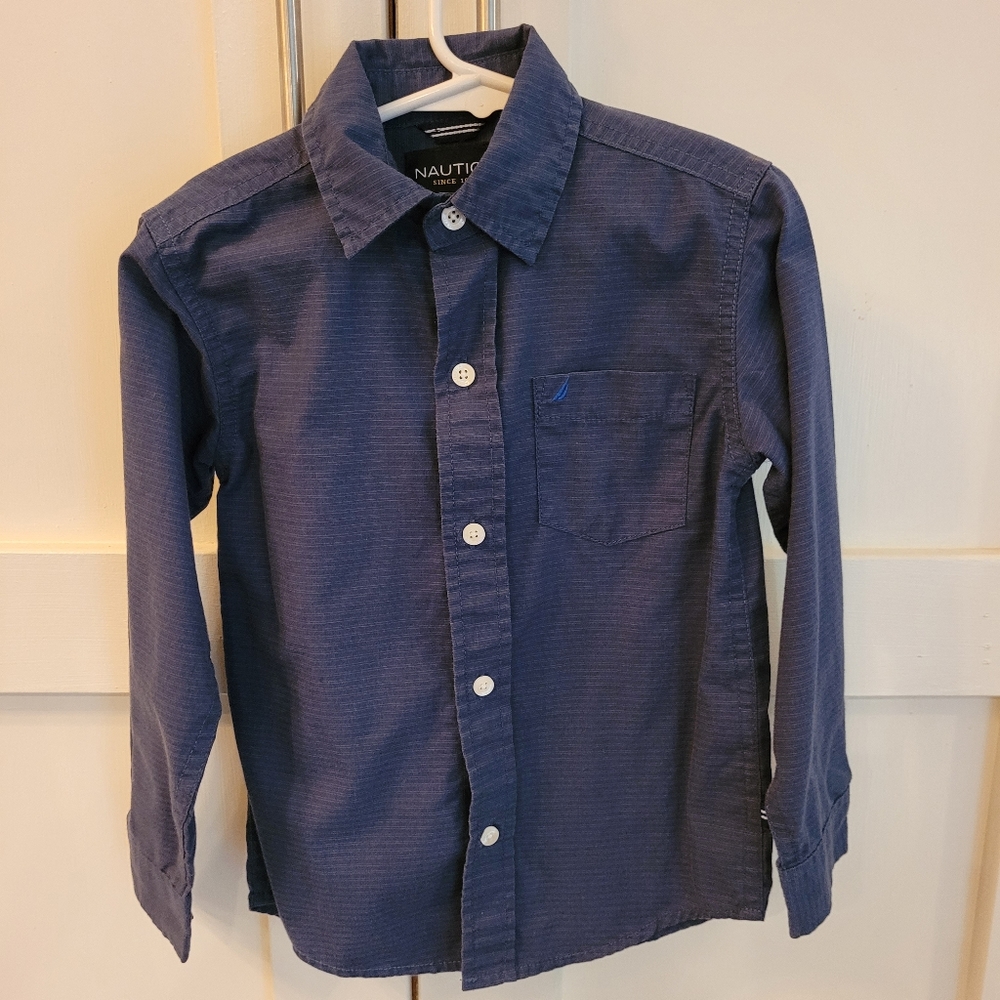 Nautica boys button up shirt